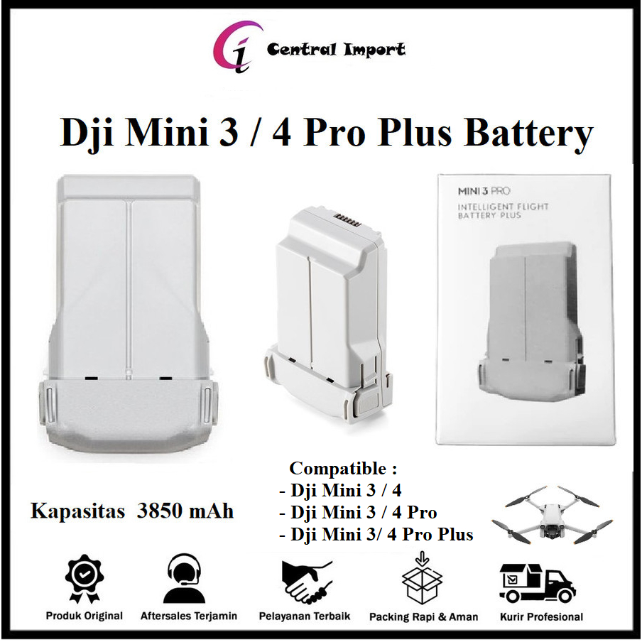 Dji Mini 3 / 4 Series Battery - Batre Dji Mini 3 Pro + 3850 Mah - Dji Mini 4 Pro Plus Battery 3850Ma