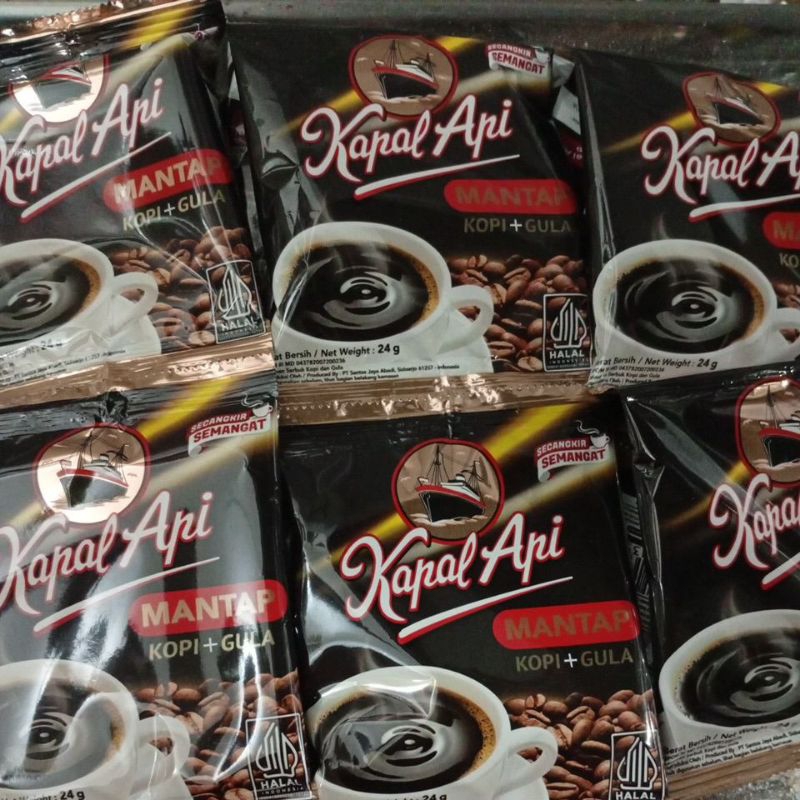 

Kopi Kapal Api Mantap 24gr Renceng