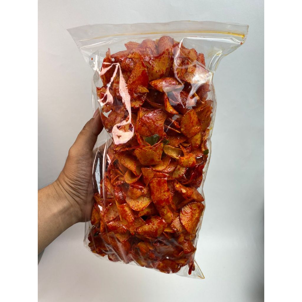 

Keripik Singkong Lengket Pedas Manis - 500 Gram