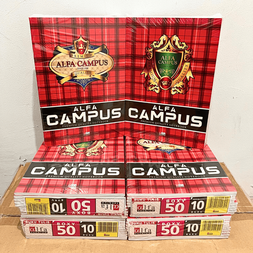 

Buku Tulis Besar Campus 50 Lembar 1 Pack isi 10 Pcs