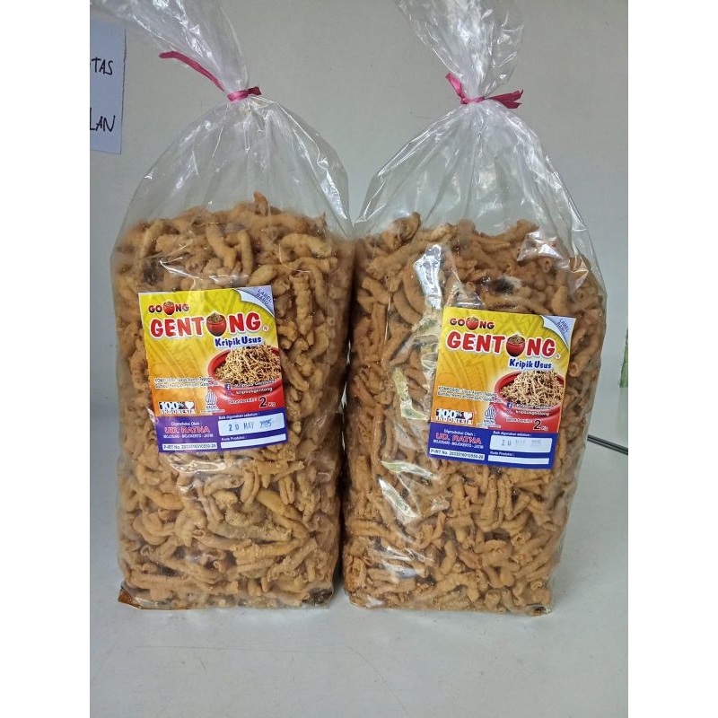 

rekomendasi kripik usus gentong 250gr dan 500gr extrafreebubllewarpdankarduspacking