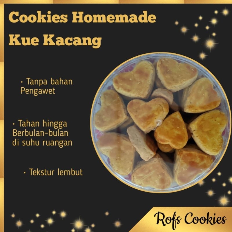 

Cookies Kue Kacang 500 gram | Aneka Kue Kering Cookies Khas Hari Raya