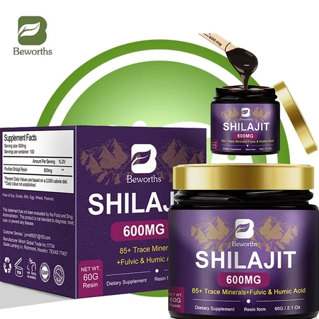 BEWORTHS 100% Resin Shilajit Himalaya Murni Resin kesehatan seksual Shilaji meningkatkan stamina