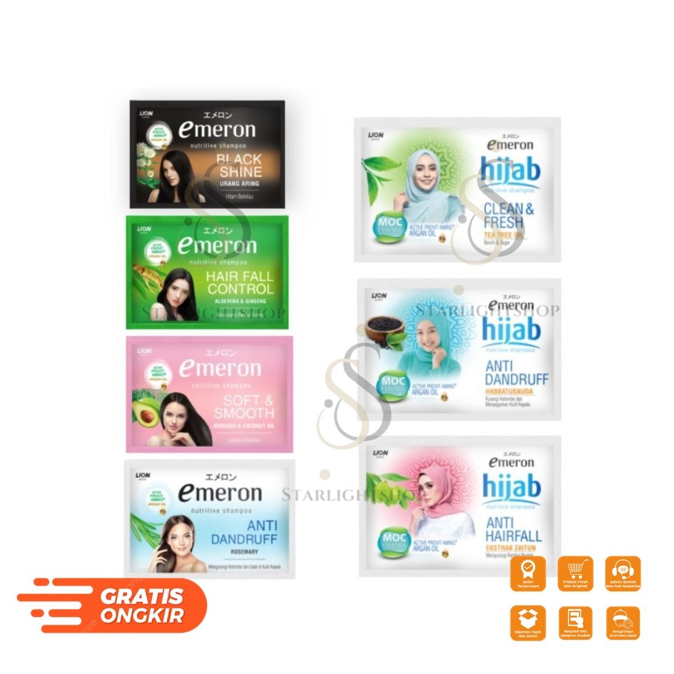 SAMPO EMERON SACHET / EMERON SACHET 10ML / 1 RENCENG ISI 12