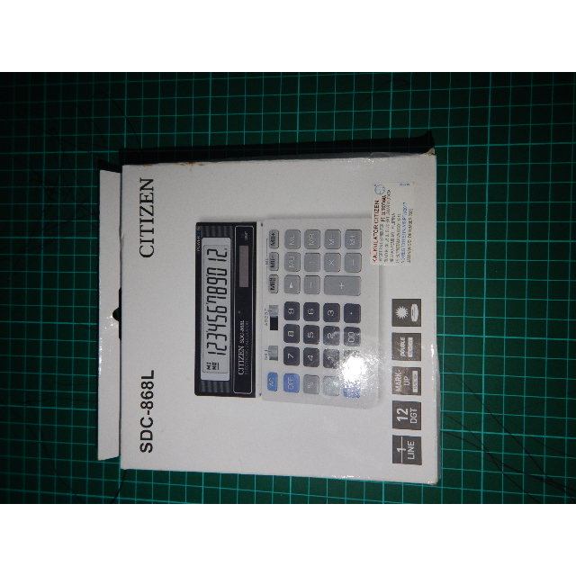 

Calculator Citizen SDC-868L