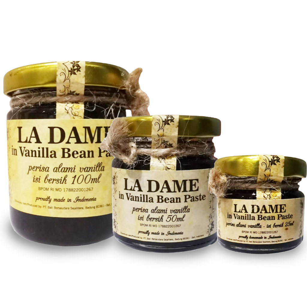 

La Dame Vanilla Paste Pasta Vanila LaDame 100 ml 50 25
