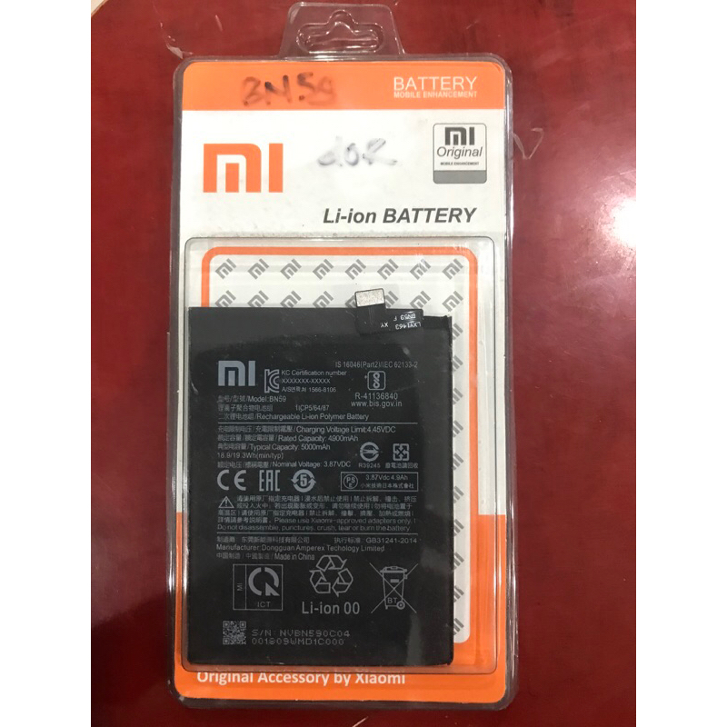 BN59 Baterai Xiaomi Redmi Note 10 / Redmi Note 10s