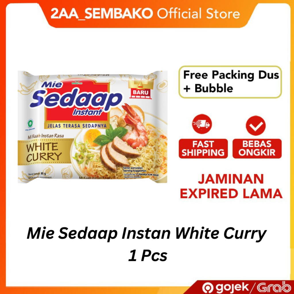 

Mie Sedaap Instan White Curry 1 Pcs