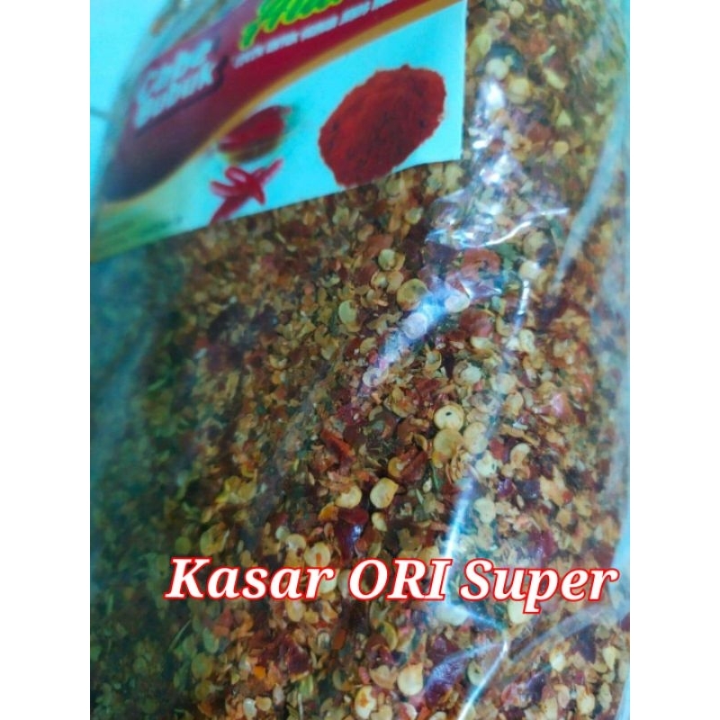

Cabe Bubuk Kasar Ori Pedas 1Kg ( Alami )