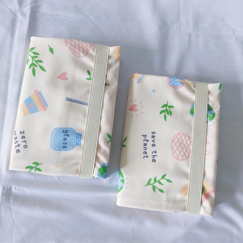 

Book Cover | Sampul Buku Kain | Book Jacket - Motif Zero Waste
