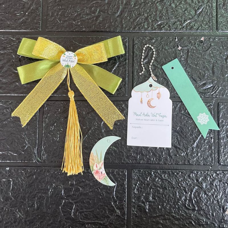 

Pitta hampers + hang tag Idul Fitri kode T