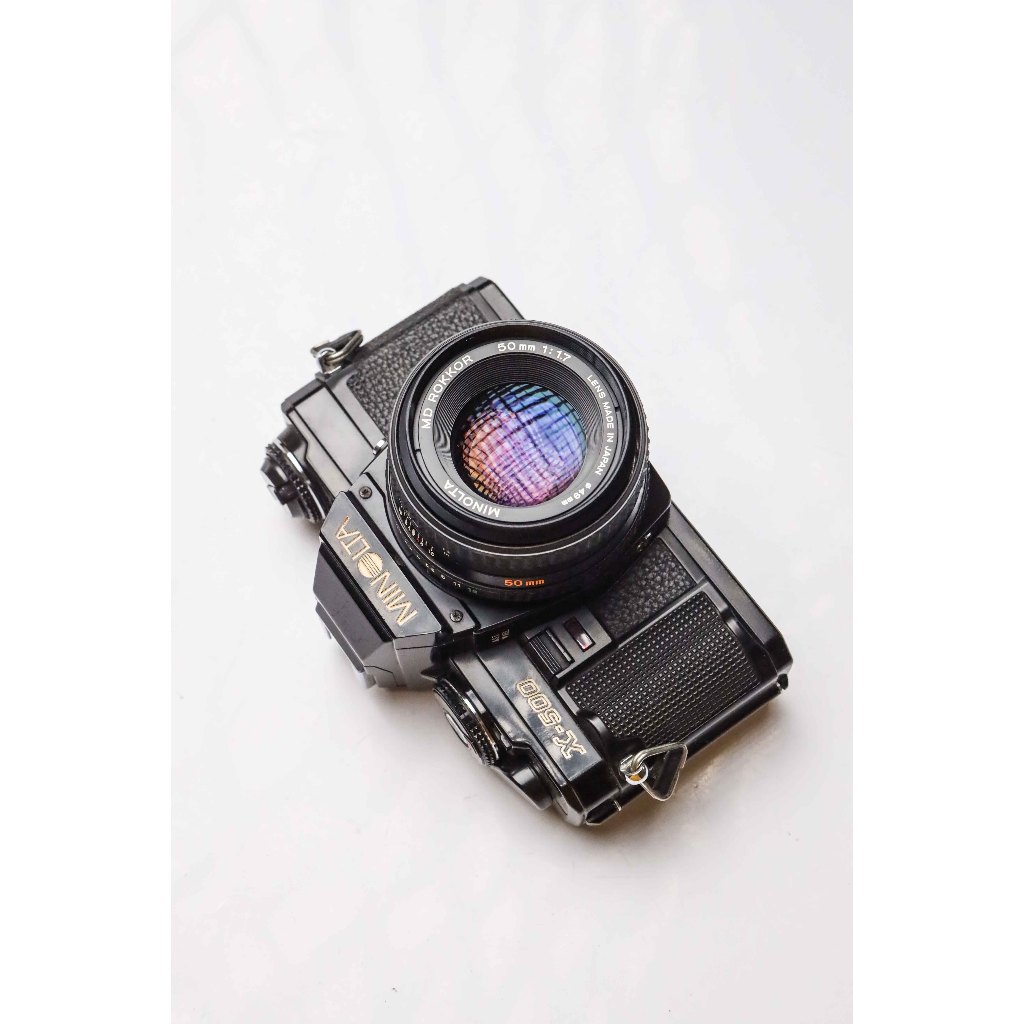 Kamera Analog Minolta X-500 X500 kit 50mm f1.7 MD Mulus Normal 