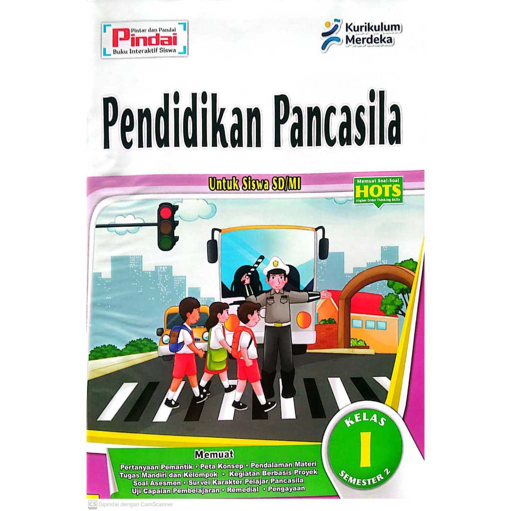 Buku LKS PKN kurikulum Merdeka Kelas 1 SD/MI Semester 2