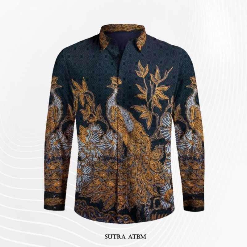 Batik Andini | Kain Kemeja Batik Tulis Bahan sutra ATBM Baron