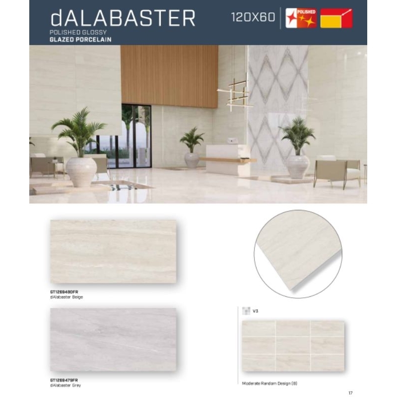 dAlabaster Roman Granit 60x120 Gloss