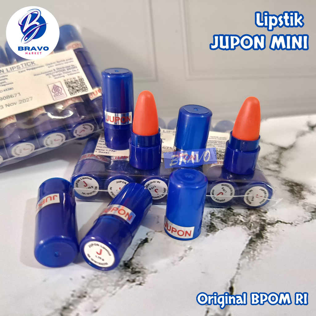 LIPSTIK JUPON MINI ORIGINAL BPOM JUPON PEMERAH BIBIR Jupon Lipstick Mini - Lipstik BPOM Eceran