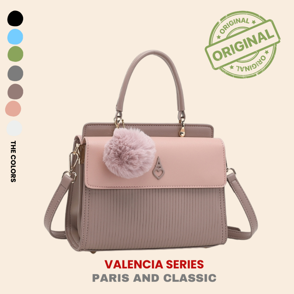Paris Classic Tas Wanita  Import Branded Fashion Handbag [PC 1233]