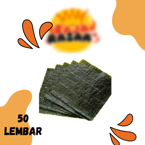 

SUSHI NORI 50 S GRADE B POLOS HIJAU GELAP (K)
