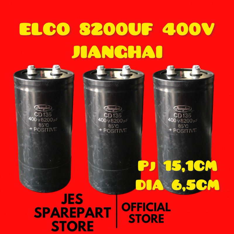 ELCO 8200UF 400V JIANGHAI