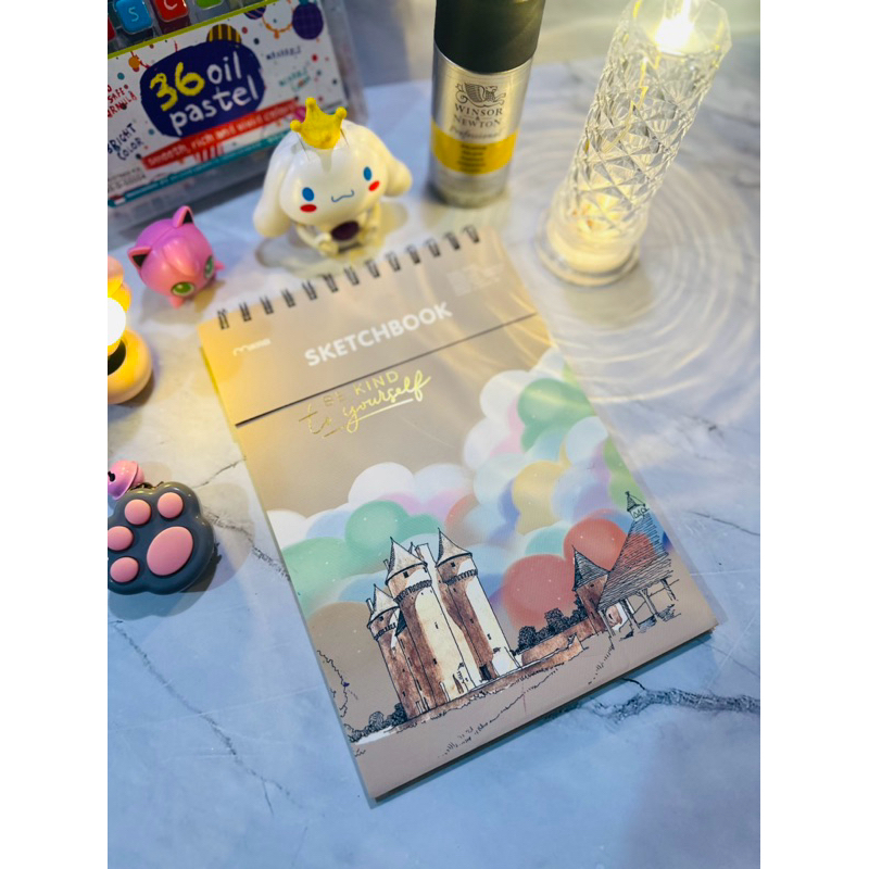 

Mikirei Sketchbook B5 OhSome! 30 Lembar cocok untuk oil pastel