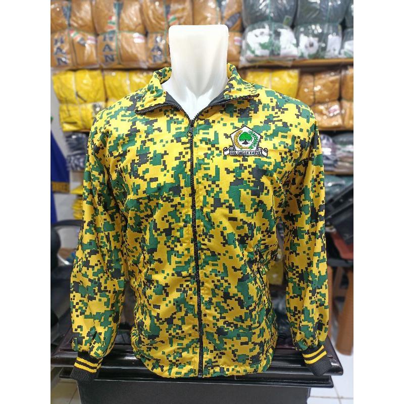 Jaket Loreng Golkar// Jaket Golkar// Jaket Loreng Golkar kerah Tinggi keren // Jaket Modis // Jaket 