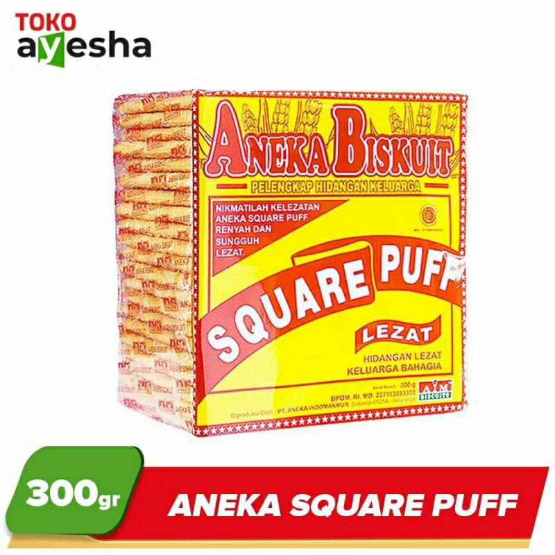 

AIM Aneka Biskuit Square Puff 300 gr