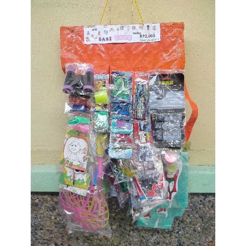 MAINAN RENTENGAN ISI 50 SERBA 2000