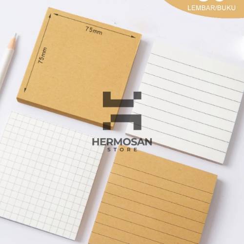 

Sticky Notes Notepad Notebook Buku Catatan Mini Kertas Kraft Memo Catatan Menu Perlengkapan Tulis Jadwal Harian Journey