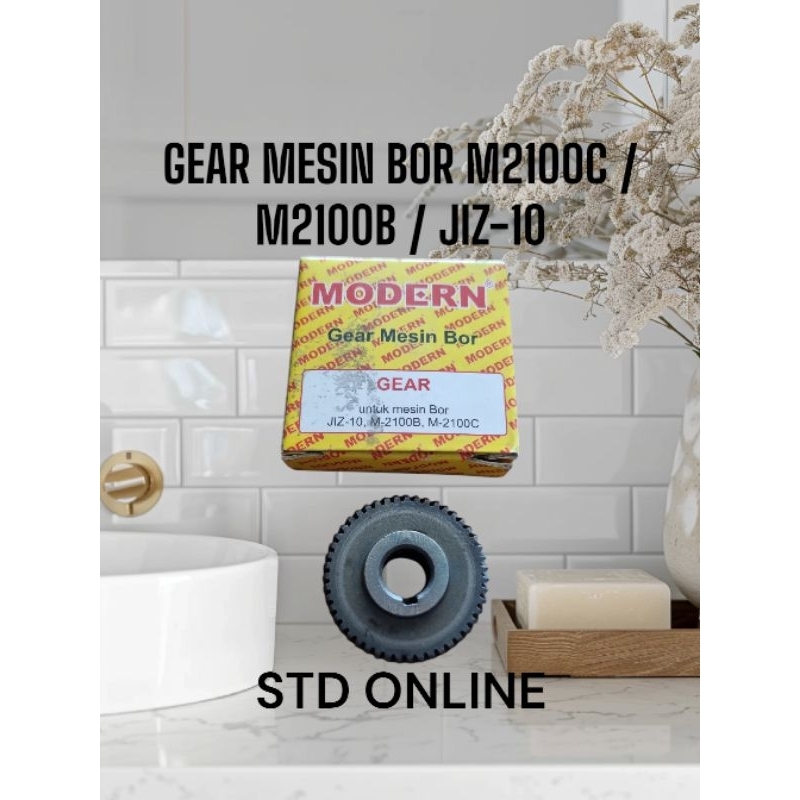 GEAR MESIN BOR JIZ -10 / M2100C / M2100B / Modern