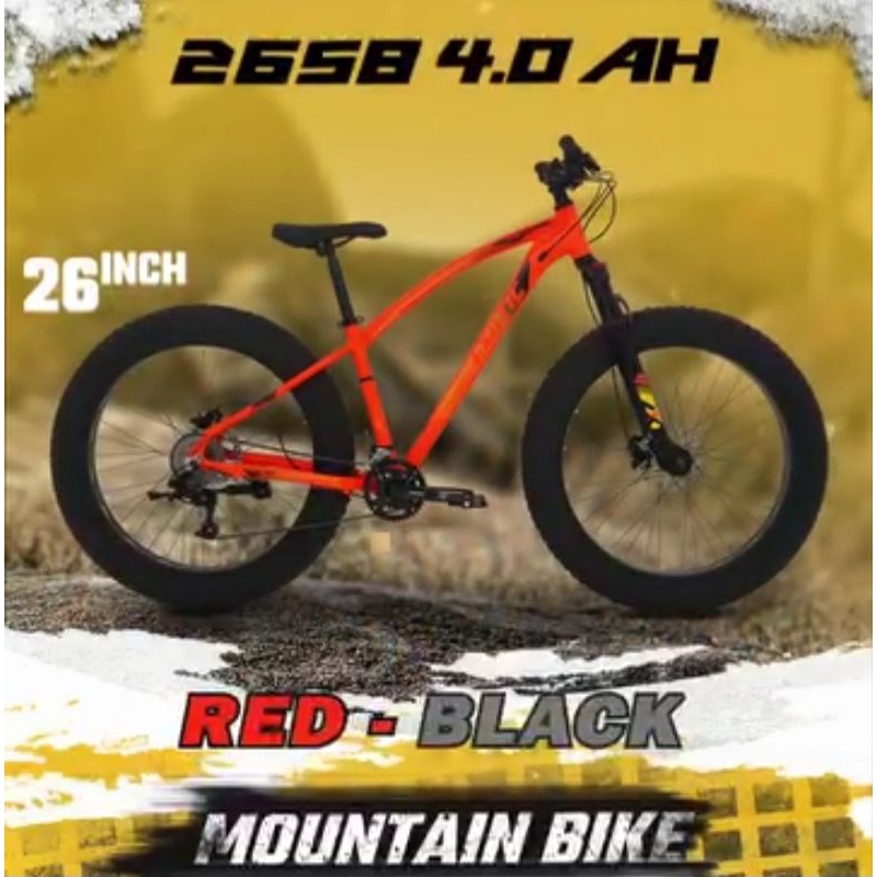 SEPEDA MTB EXOTIC BY PACIFIC 26 INCH ALLOY HIDROLIS BAN BESAR 4.0