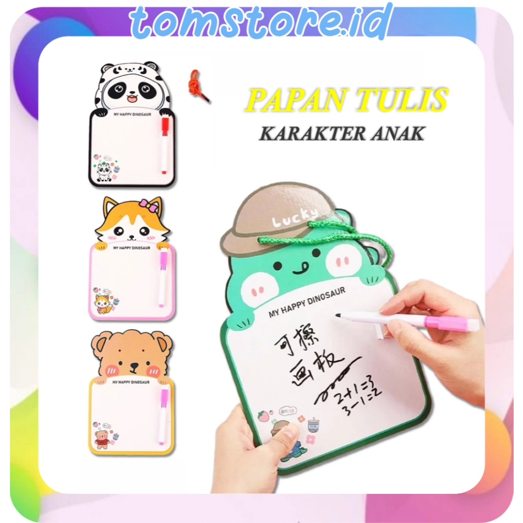 

TOMSTORE.ID Papan tulis cute papan tulis karakter anak lucu papan tulis belajar menulis R1242