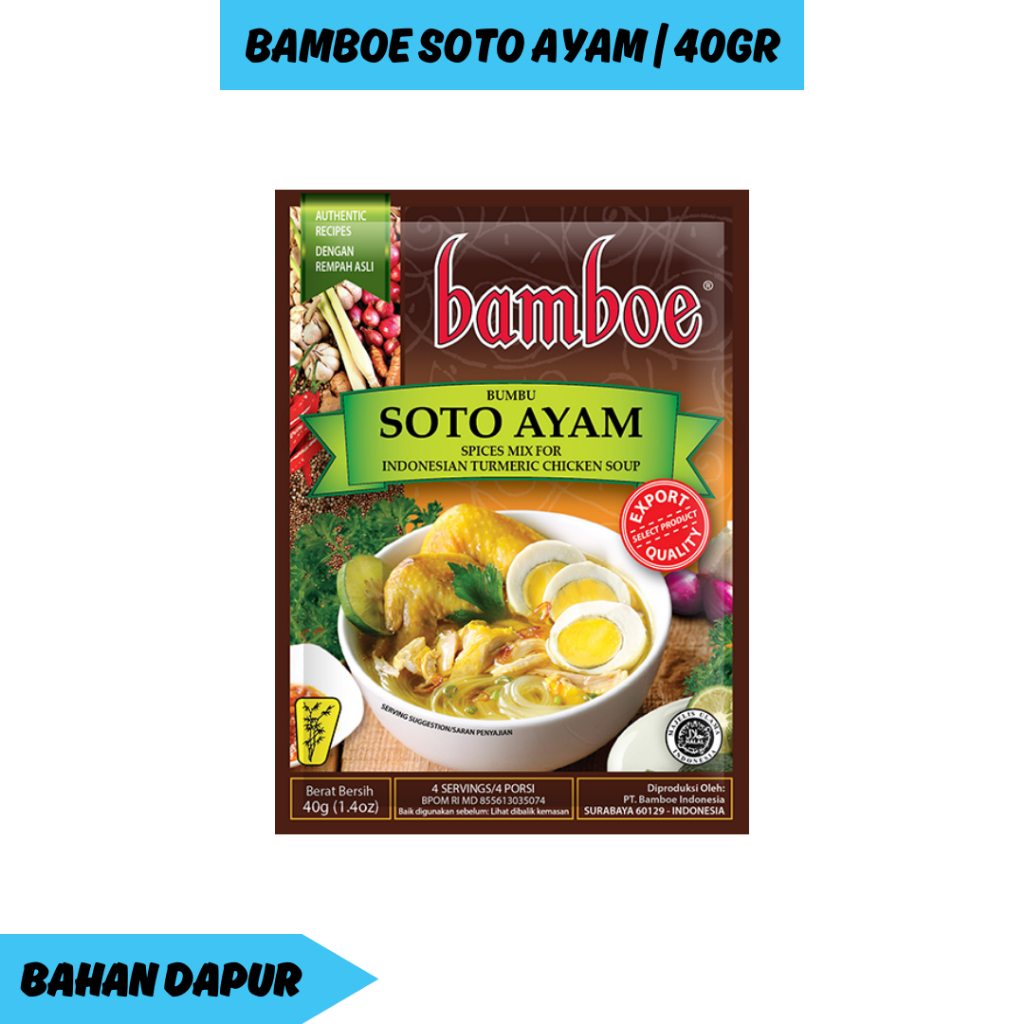 

Bamboe Soto Ayam Bumbu Masakan Khas Indonesia