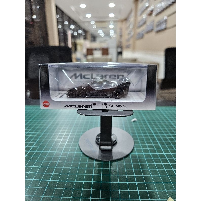 CM MODEL Mclaren senna black hitam segel