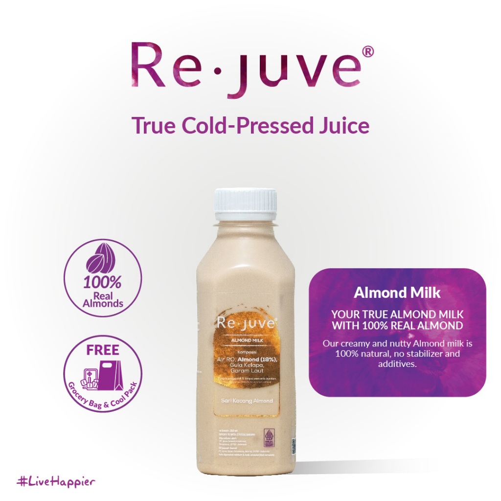 

Re.juve Bali - Almond Milk 435 ml (Cold-Pressed Juice)