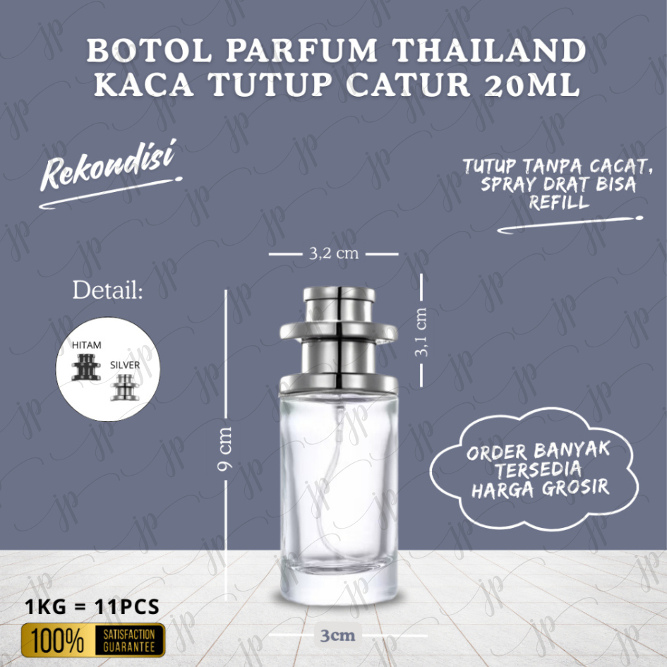 BOTOL CATUR THAILAND KOSONG 20 ML DRAT ULIR BISA REFILL