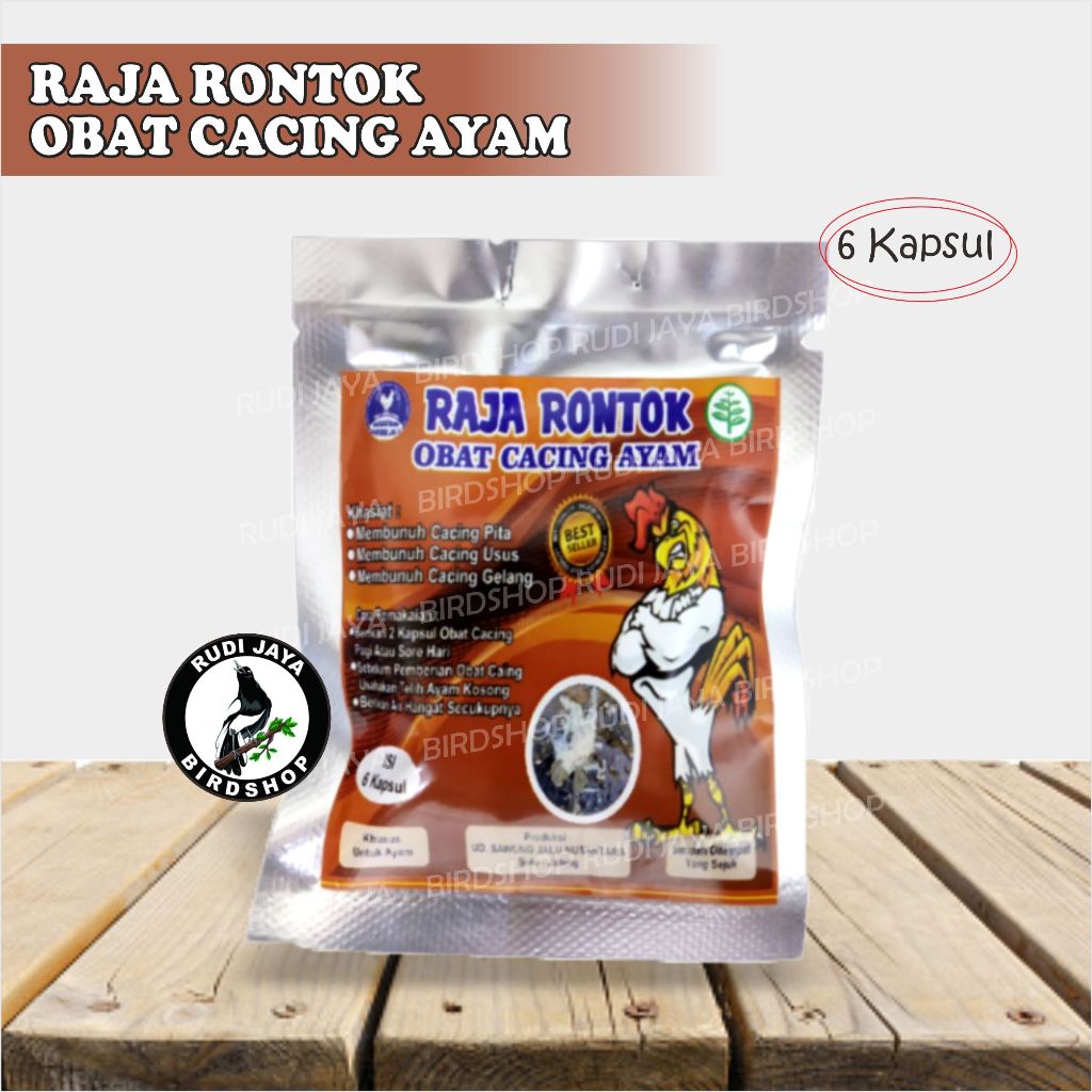 OBAT CACING RAJA RONTOK SAWUNG JALU 1 SACHET JAMU OBAT AYAM CACING CACINGAN BERBAGAI JENIS CACING