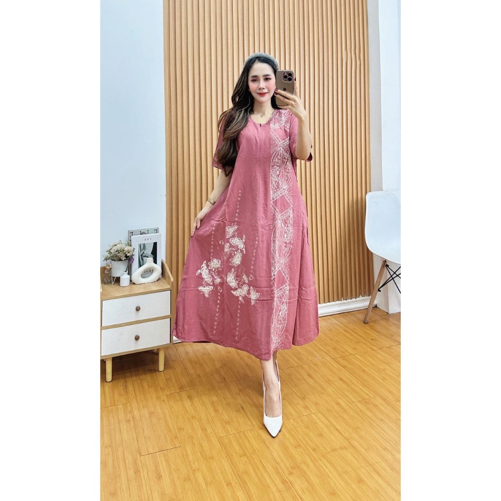 Daster Viral Kekinian Bahan Rayon Aneka Motif