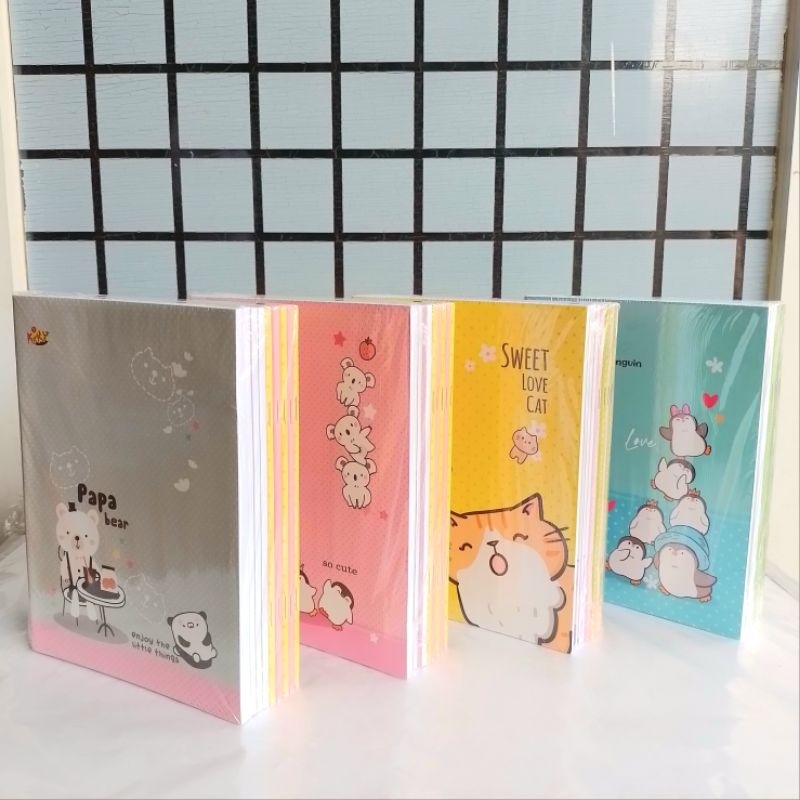 

ghg Buku Tulis Kiky 58 Lembar Karakter ( Pak 10 Buku ) [ Orinal ]