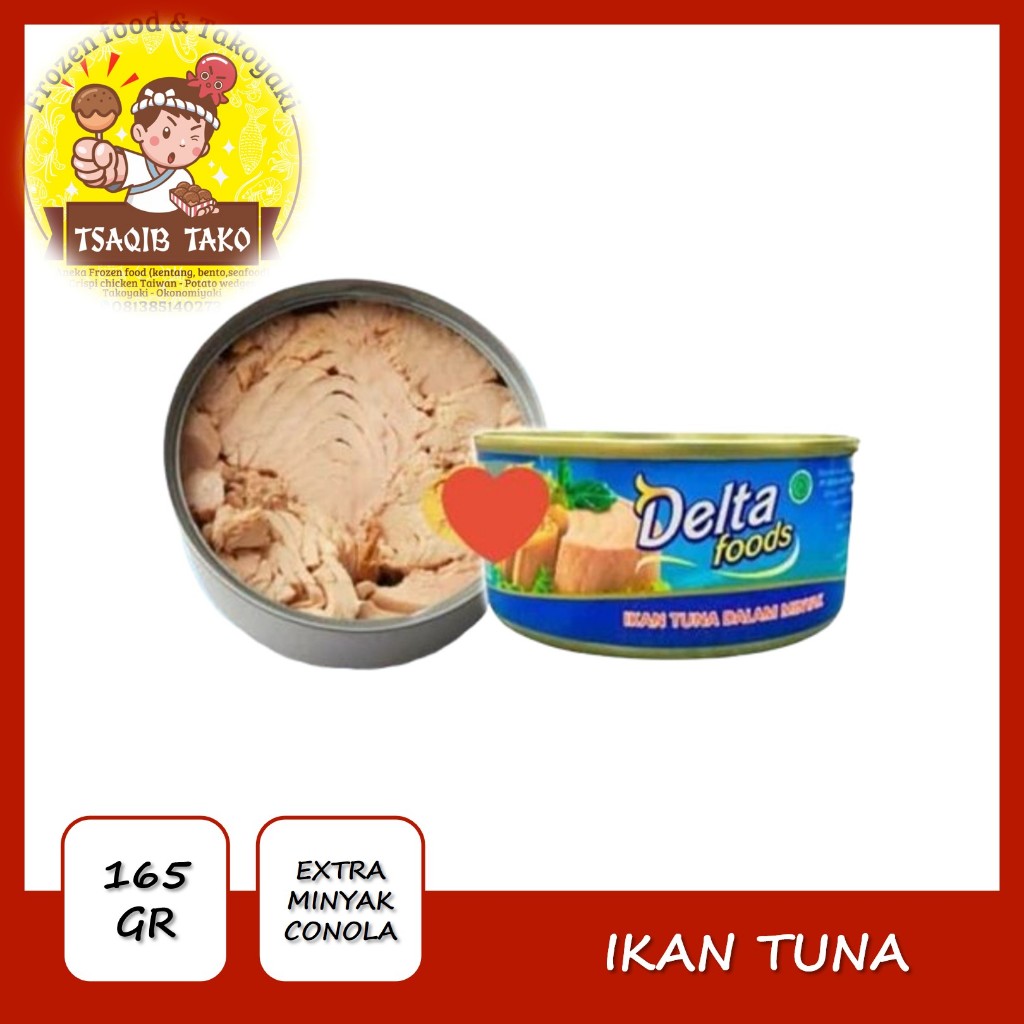 

TERMURAH Delta Foods Ikan Tuna Dalam Minyak Canola Kaleng 165 gr