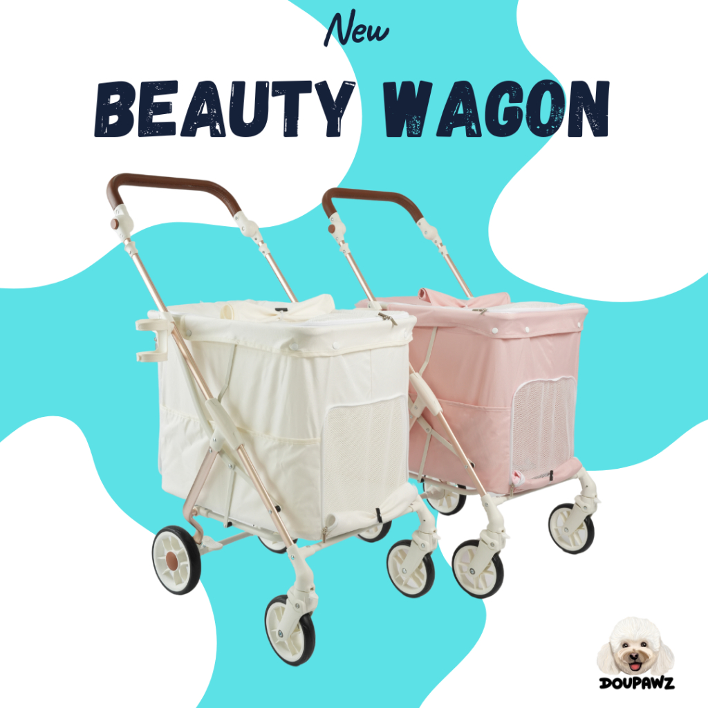 Doupawz Beauty Wagon Stroller Anjing kucing