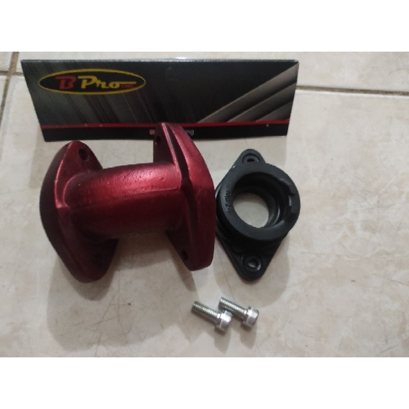 TERMURAH Intake intek manipol manifold beat karbu Scoopy karbu  pe 24 28 original BPRO RACING