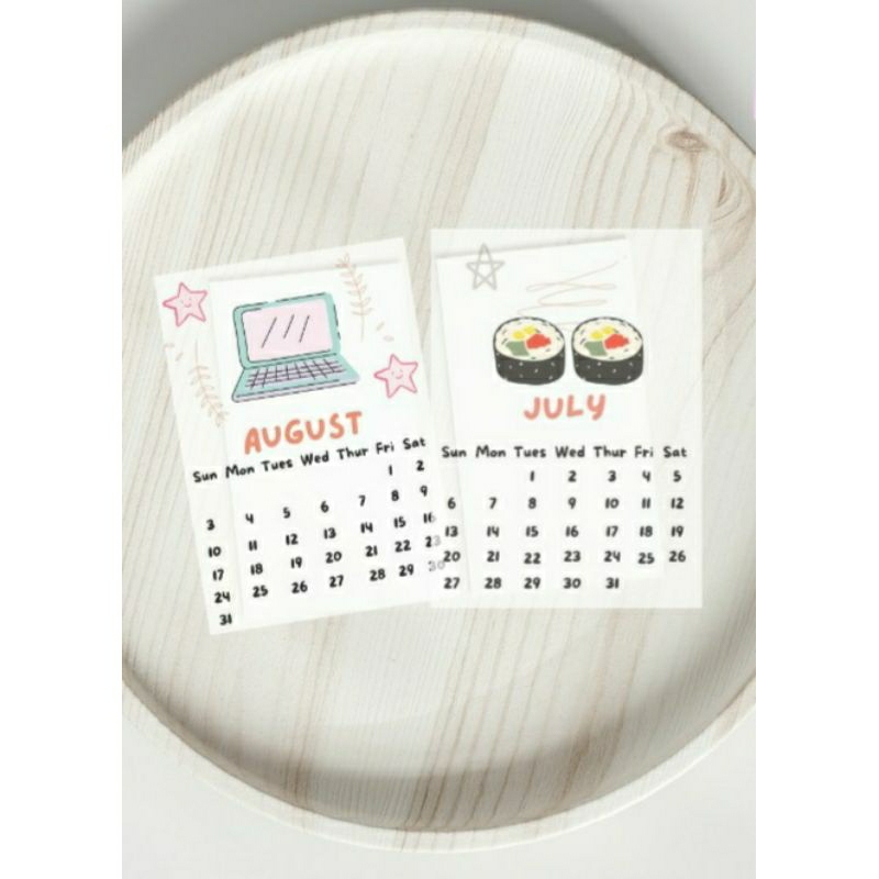 

Calendar 2025 Mini Calendar (Free soft copy)