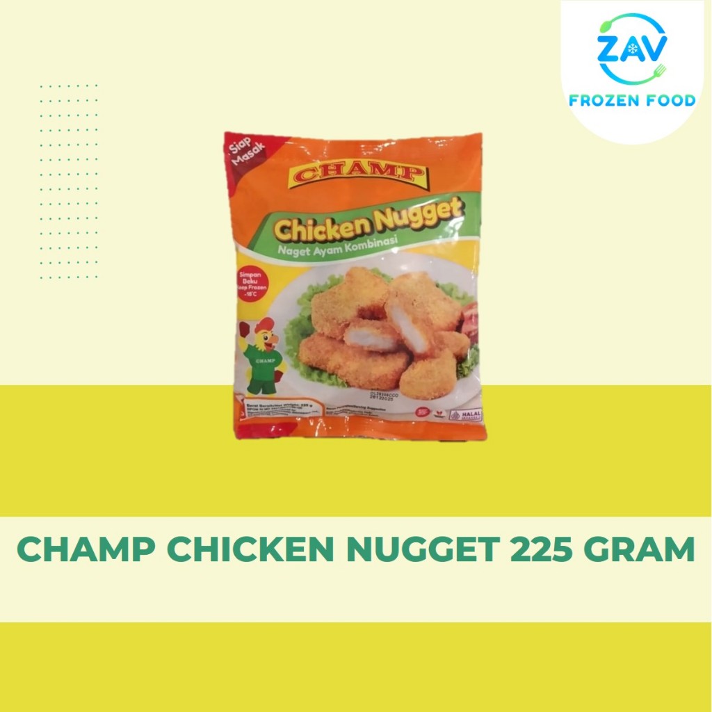 

CHAMP CHICKEN NUGGET 225 GRAM
