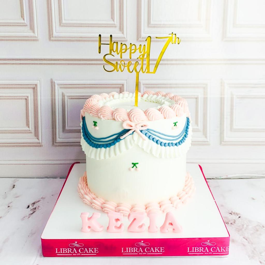 Kue Ulang Tahun/Brthday cake/Kue Ultah tema Sweet Seventeen/Kue Birthday Jakarta