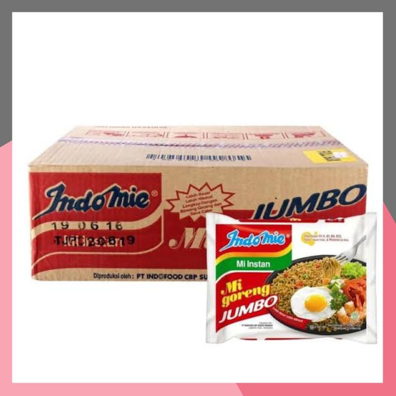 Indomie goreng jumbo 1 dus Indomie goreng jumbo 1 karton indomie jumbo indomie mie instan mie sedaap