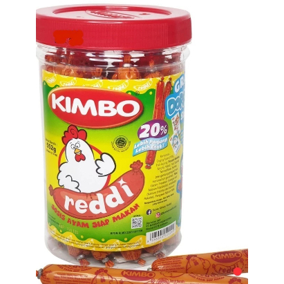 

KIMBO Reddi Sosis Ayam Toples 625gr 24+1pcs
