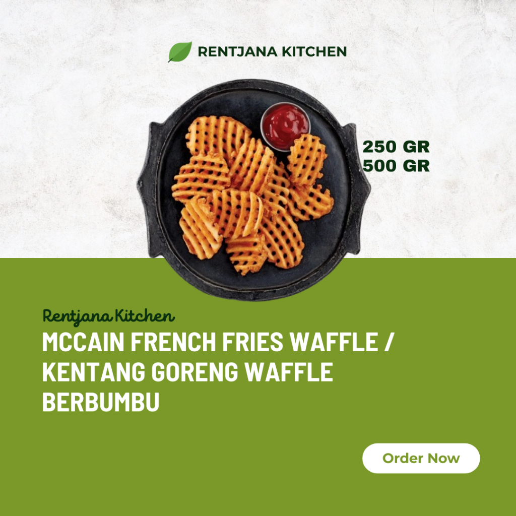 

McCain French Fries Waffle / Kentang Goreng Waffle Berbumbu 250gr / 500gr