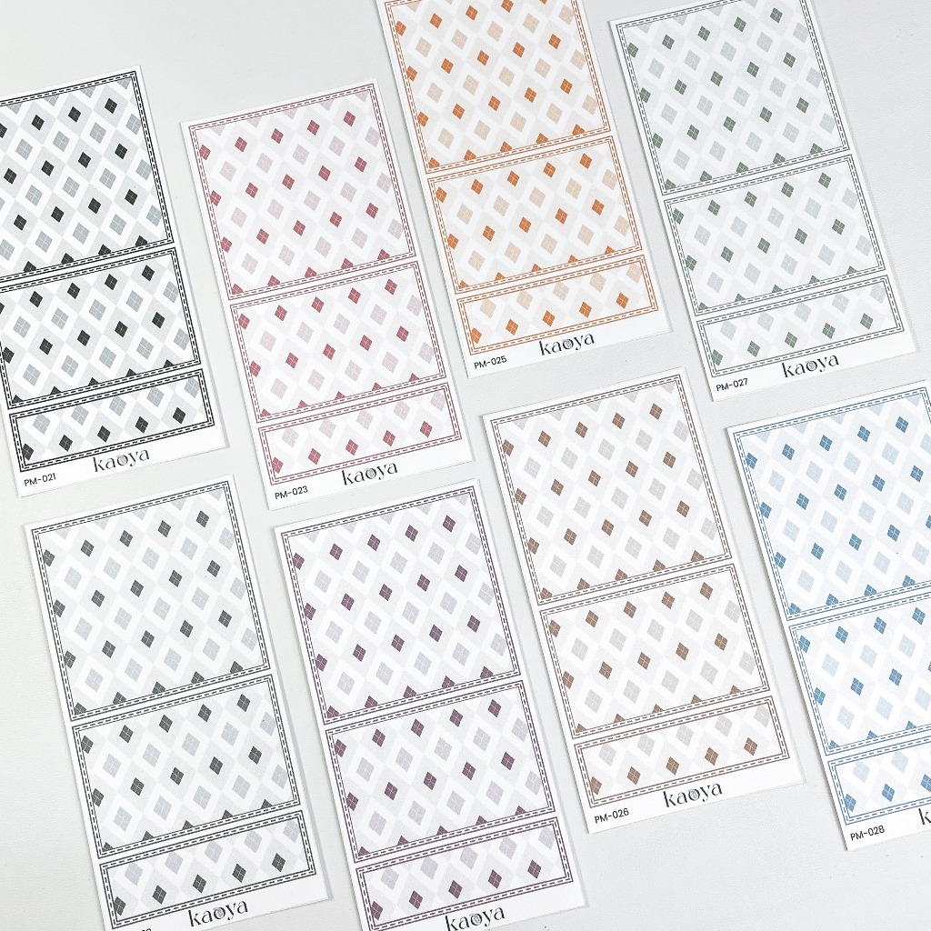 

Deco Paper: Frame Tiles DIY Kertas Dekorasi Journal Journaling Bujo Scrapbooking by KaoyaShop