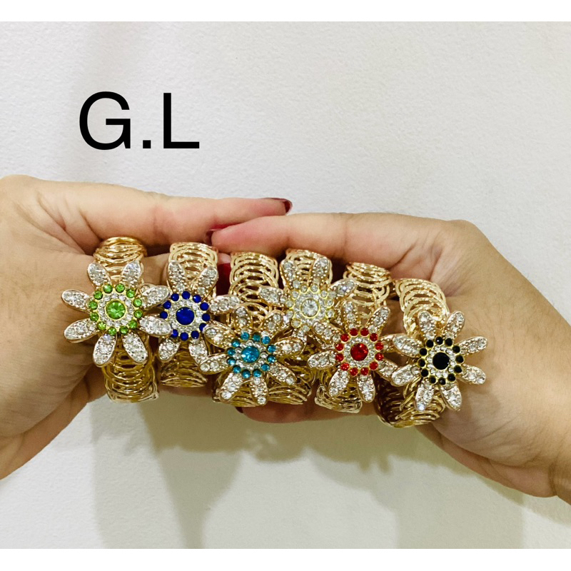 Gelang Tangan warna emas,gelang lilit mutiara