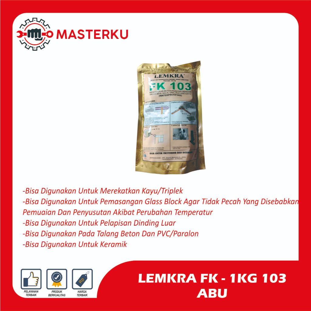 LEMKRA FK-1KG / LEMKRA/LEMKRA NAT PENGISI COR RONGGA NAT KERAMIK